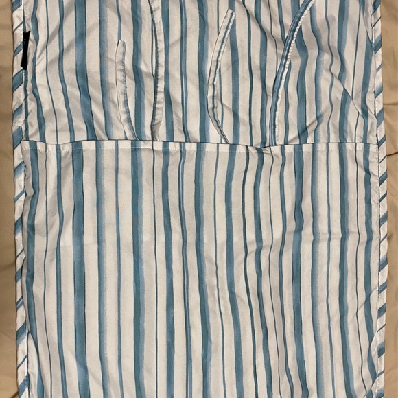 RACHEL Rachel Roy Blue Floral Design Tie up at back Pillow Shams - Picture 3 of 8